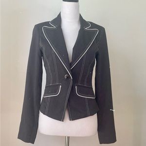 Grass Collection Black and White Jacket